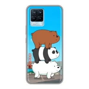 Чохли з Пандами на Realme 8 (Друзі)