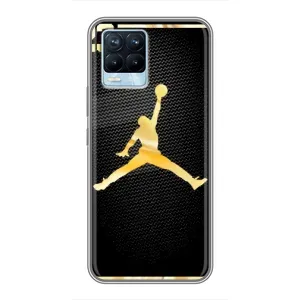 Силиконовый Чехол Nike Air Jordan на Реалмі 8 (Джордан 23)