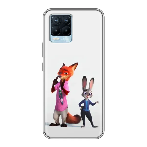 Чехол с рисунком «Джуди и Ник» для Realme 8 Чехол с рисунком «Джуди и Ник» для Realme 8