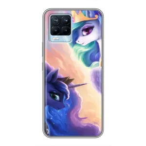 Чохол Unicorn на Realme 8 (Єдиноріжки на хамарках)