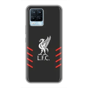 Силиконовые Чехлы принт Футбол на Realme 8 (Эмблема Liverpool)