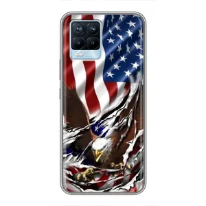 Чохол Прапор USA для Realme 8 (Прапор USA)