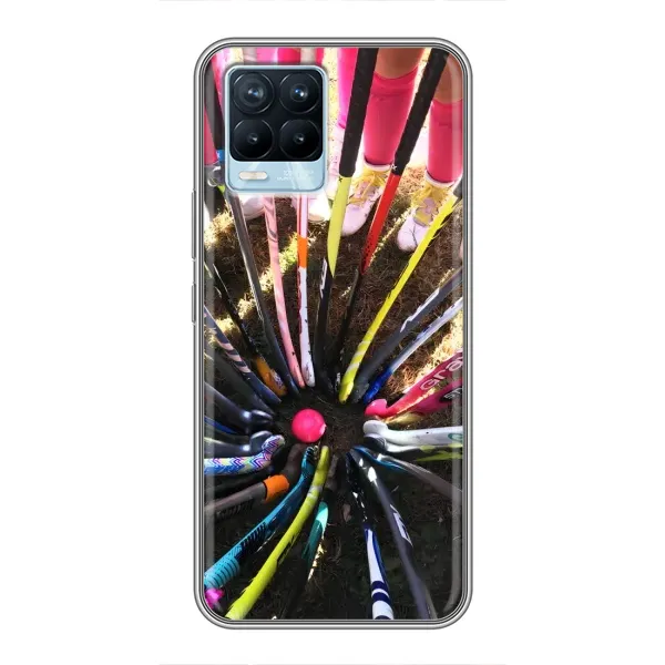 Чехол с рисунком «Флорбол» для Realme 8 Чехол с рисунком «Флорбол» для Realme 8