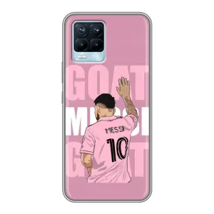 Чехлы Лео Месси в Майами на Realme 8 (GOAT MESSI)