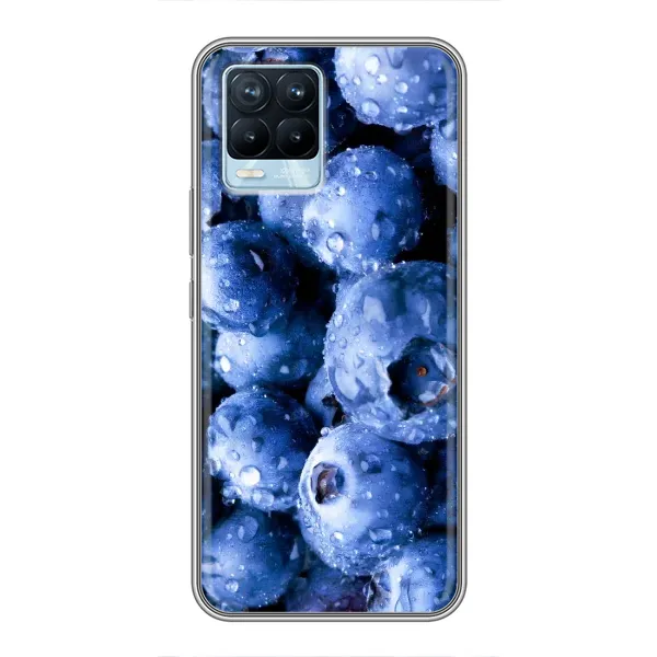Чехол с рисунком «Голубика» для Realme 8