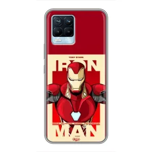 Чехол Супергерой Железный человек на Realme 8 (Iron man)