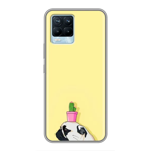 Чехол с рисунком «Кактус на голове» для Realme 8 Чехол с рисунком «Кактус на голове» для Realme 8