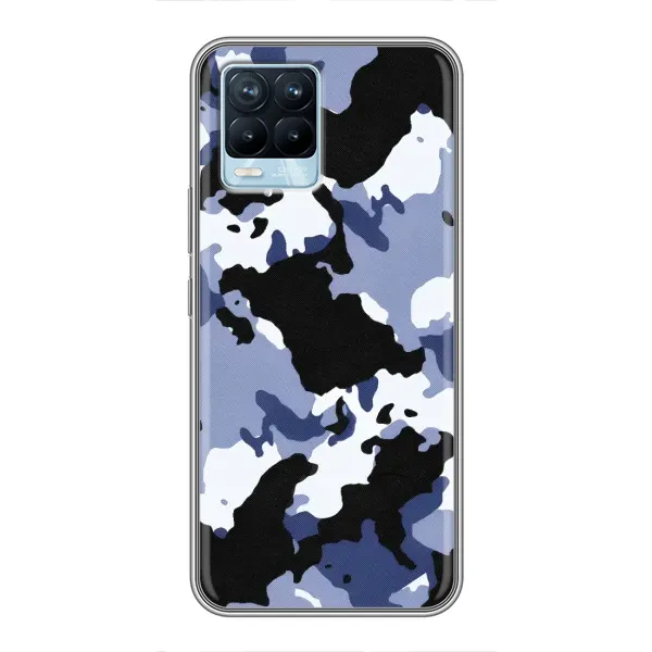 Чехол с рисунком «Камуфляжный Серый» для Realme 8 Чехол с рисунком «Камуфляжный Серый» для Realme 8