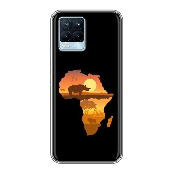Чехол с рисунком «Карта» для Realme 8 Чехол с рисунком «Карта» для Realme 8