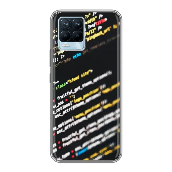 Чехол с рисунком «Код» для Realme 8 Чехол с рисунком «Код» для Realme 8