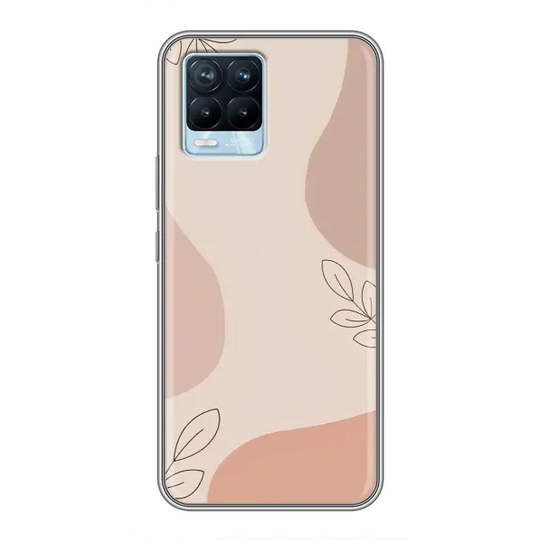 Чехол с рисунком «Коричневый фон» для Realme 8 Чехол с рисунком «Коричневый фон» для Realme 8