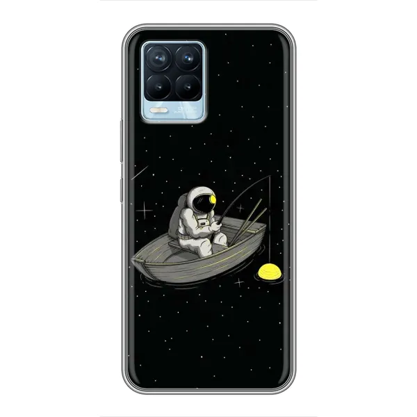 Чехол с рисунком «Космонавт на рыбалке» для Realme 8 Чехол с рисунком «Космонавт на рыбалке» для Realme 8
