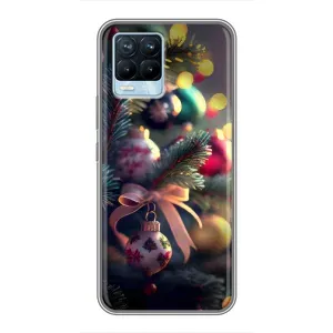 Чехлы на Новый Год Realme 8 (Красивая елочка)