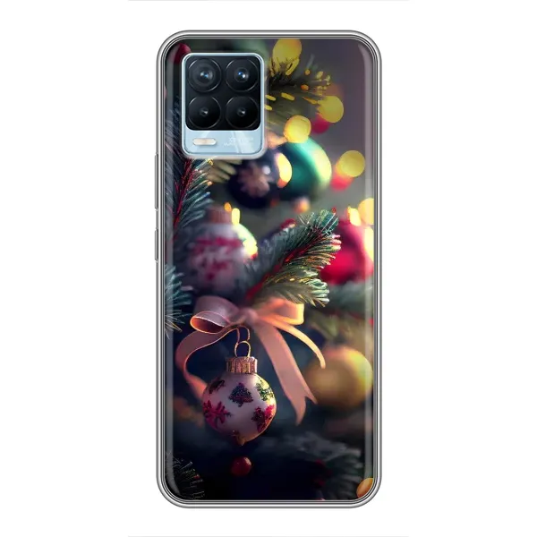 Чехол с рисунком «Красивая елочка» для Realme 8 Чехол с рисунком «Красивая елочка» для Realme 8