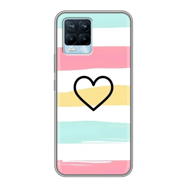 Чехол с рисунком «Красивое сердечко» для Realme 8 Чехол с рисунком «Красивое сердечко» для Realme 8