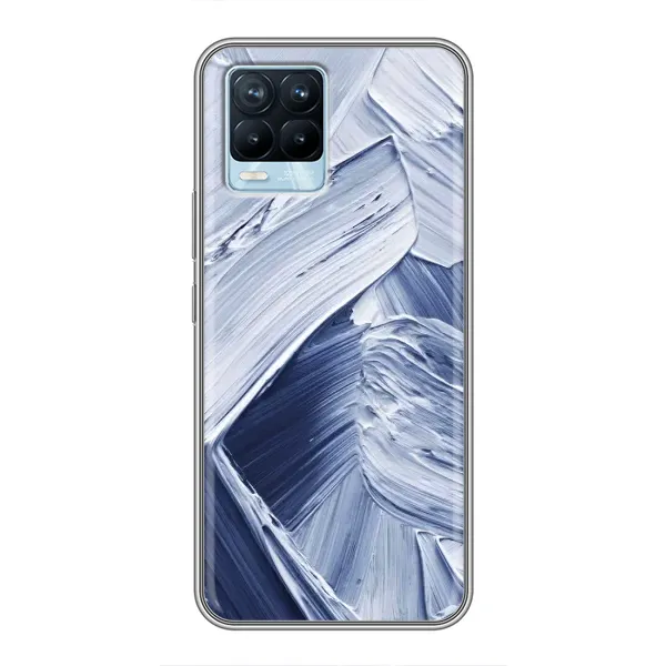 Чехол с рисунком «Краски мазки» для Realme 8 Чехол с рисунком «Краски мазки» для Realme 8