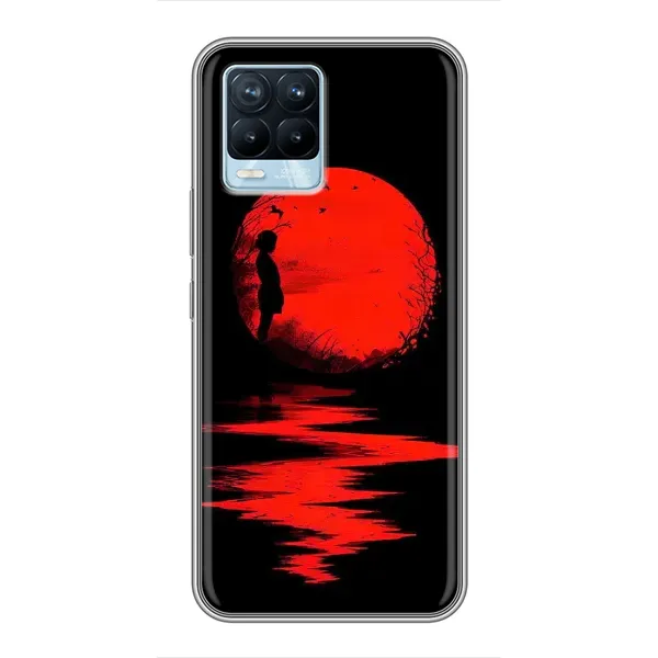 Чехол с рисунком «Красный Закат» для Realme 8 Чехол с рисунком «Красный Закат» для Realme 8