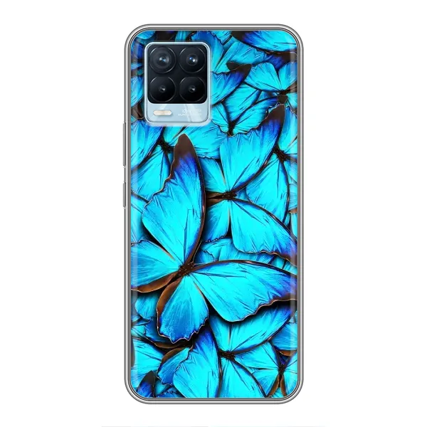 Чехол с рисунком «Крылья бабочек» для Realme 8 Чехол с рисунком «Крылья бабочек» для Realme 8