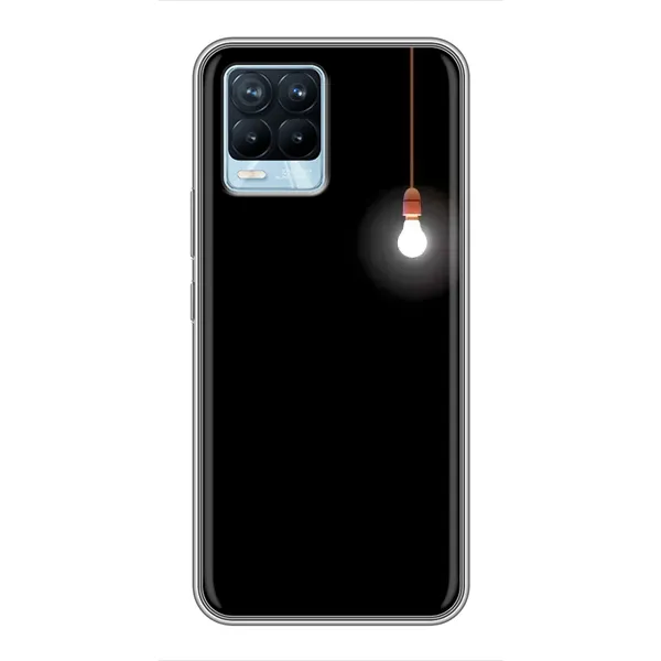 Чехол с рисунком «Лампочка» для Realme 8