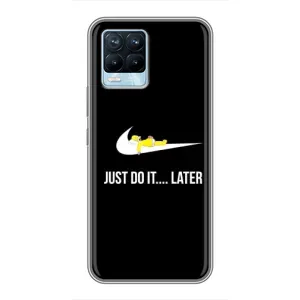 Силіконовый Чохол на Realme 8 з картинкою НАЙК (Later)