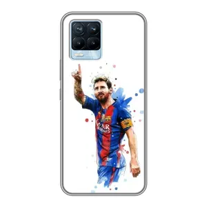 Чехлы Лео Месси Аргентина для Realme 8 (Leo Messi)
