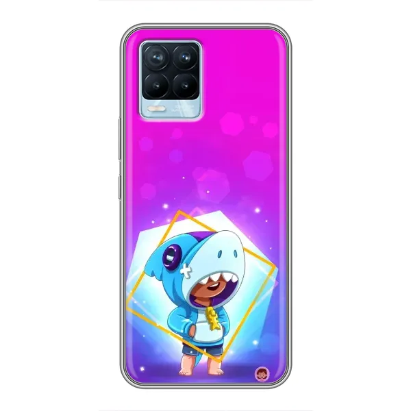 Чехол с рисунком «Леон в костюме Акулы» для Realme 8