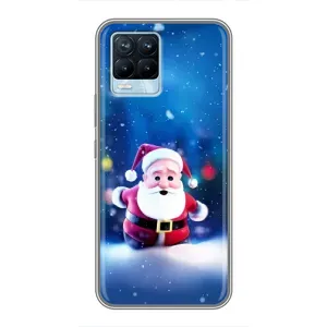 Чехлы на Новый Год Realme 8 (Маленький Дед Мороз)