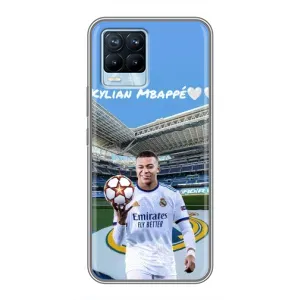 Чохол (TPU) з Футболістом на Realme 8 (Mbappe Real)