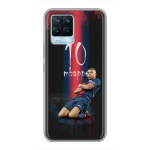 Чохол (TPU) з Футболістом на Realme 8 (MBAPPE 10)
