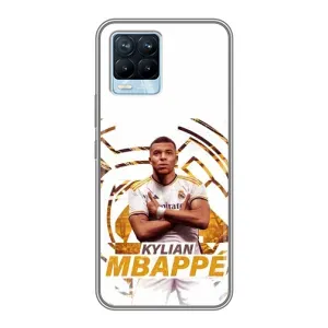 Чохол (TPU) з Футболістом на Realme 8 (Мбаппе Реал)