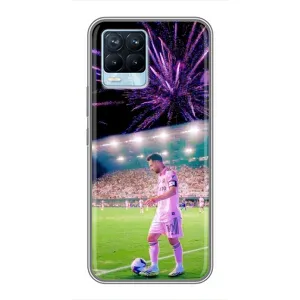 Чехлы Лео Месси в Майами на Realme 8 (Месси в Майами)