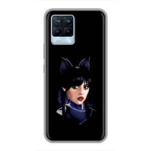 Чехлы с принтом Уэнсдей на Realme 8 (Милая Уэнсдей)
