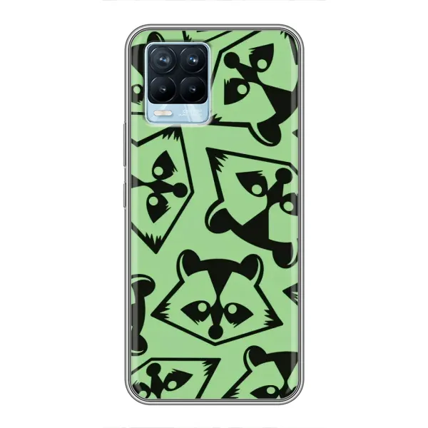 Чехол с рисунком «Мордочки Енота» для Realme 8 Чехол с рисунком «Мордочки Енота» для Realme 8