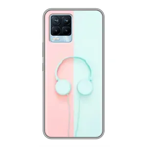 Чехол с рисунком «Наушники» для Realme 8