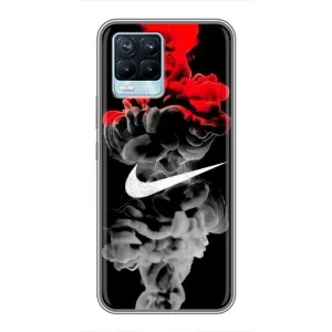 Силіконовый Чохол на Realme 8 з картинкою НАЙК (Nike дим)
