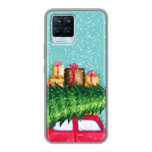 Чехол Новогодняя Елка на Realme 8 (Новогодние подарки)