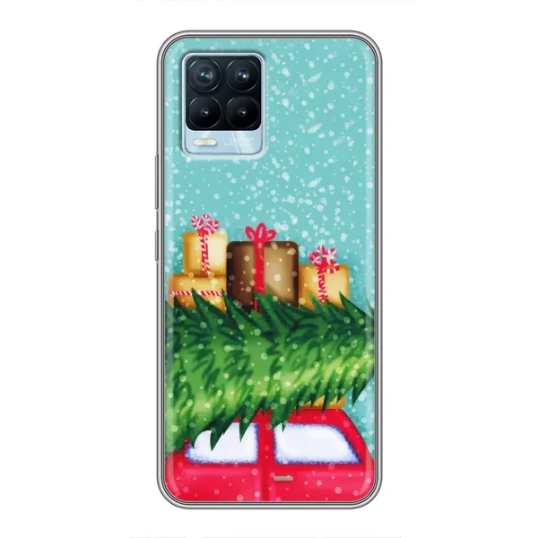 Чехол с рисунком «Новогодние подарки» для Realme 8 Чехол с рисунком «Новогодние подарки» для Realme 8