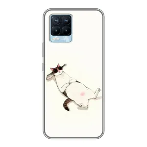 Чохол на тематику: Коти для Realme 8 (Відпочинок)