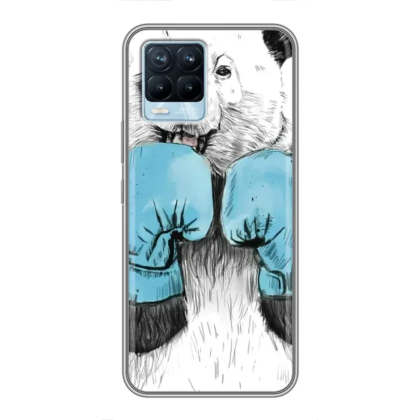 Чехол с рисунком «Панда боксер» для Realme 8 Чехол с рисунком «Панда боксер» для Realme 8