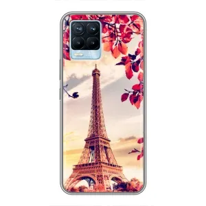 Чехол с Эйфелевой башней на Realme 8 (Paris photo)