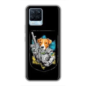 Чехол с принтом для Realme 8