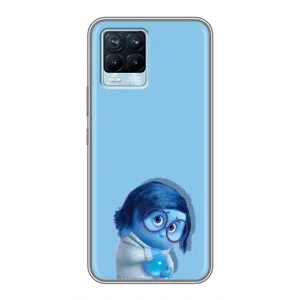 Чехол Головоломка для Realme 8 - (AlphaPrint) (Печаль)