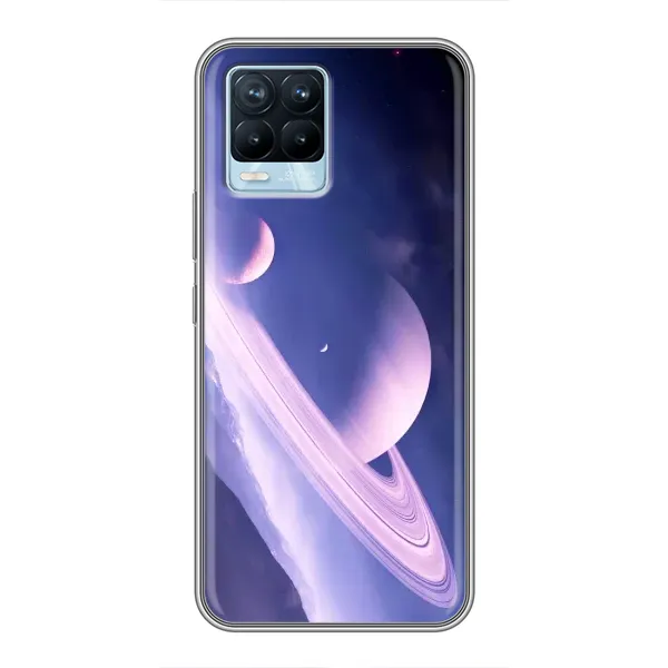 Чехол с рисунком «Планета в космосе» для Realme 8 Чехол с рисунком «Планета в космосе» для Realme 8