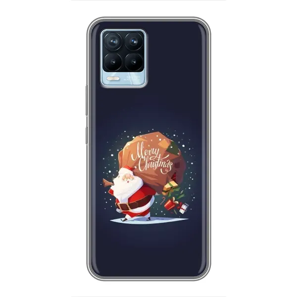 Чехол с рисунком «Подарки от Санты» для Realme 8
