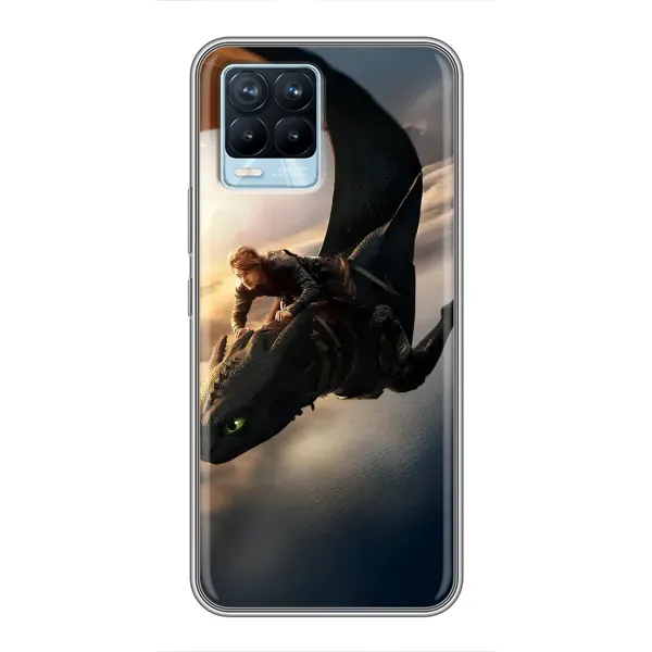 Чехол с рисунком «Полет Беззубика» для Realme 8 Чехол с рисунком «Полет Беззубика» для Realme 8
