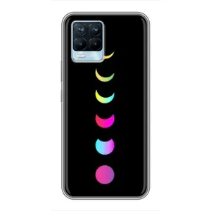 Чехол (ТПУ) с планетами на Realme 8 (Полнолуние)