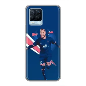 Силиконовый Чехол Realme 8 (Празднование Неймара)