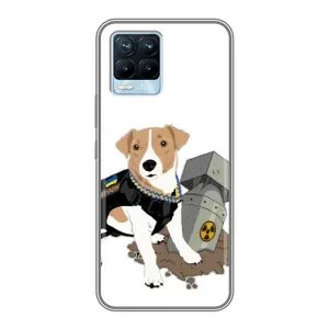 Чохол з принтом Песика Патрон для Realme 8 (Пес Патрон з ракетою)