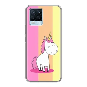 Чохол Unicorn на Realme 8 (Яскравий Єдинорог)