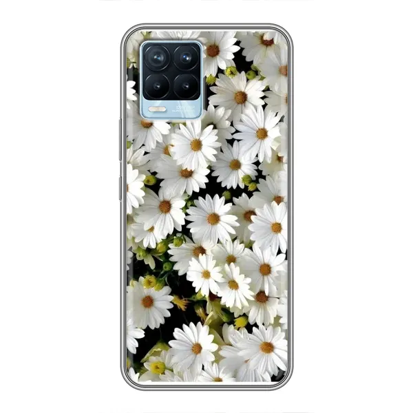 Чехол с рисунком «Рамка в ромашках» для Realme 8 Чехол с рисунком «Рамка в ромашках» для Realme 8